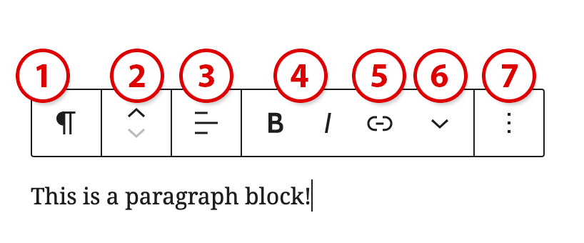 WordPress Block Toolbar