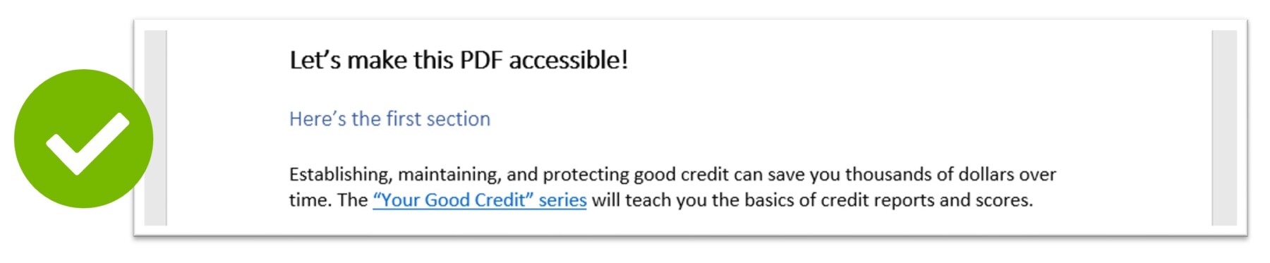 Word document where link text is all on a single line