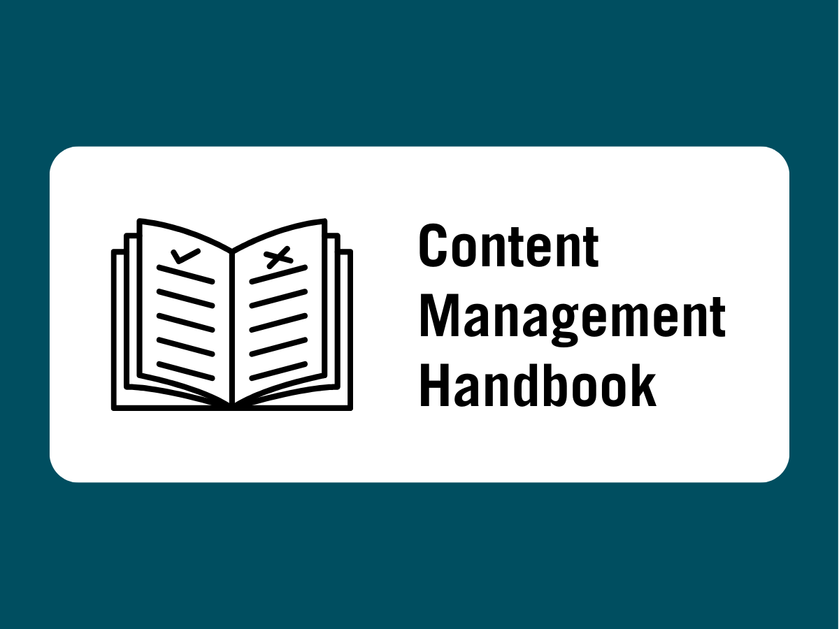 Content Management Handbook